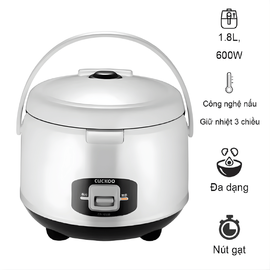CUCKOO CR-1055B 1,8L - Nồi Cơm Điện Cơ Cuckoo tại Vua Nhà Bếp Đức 09