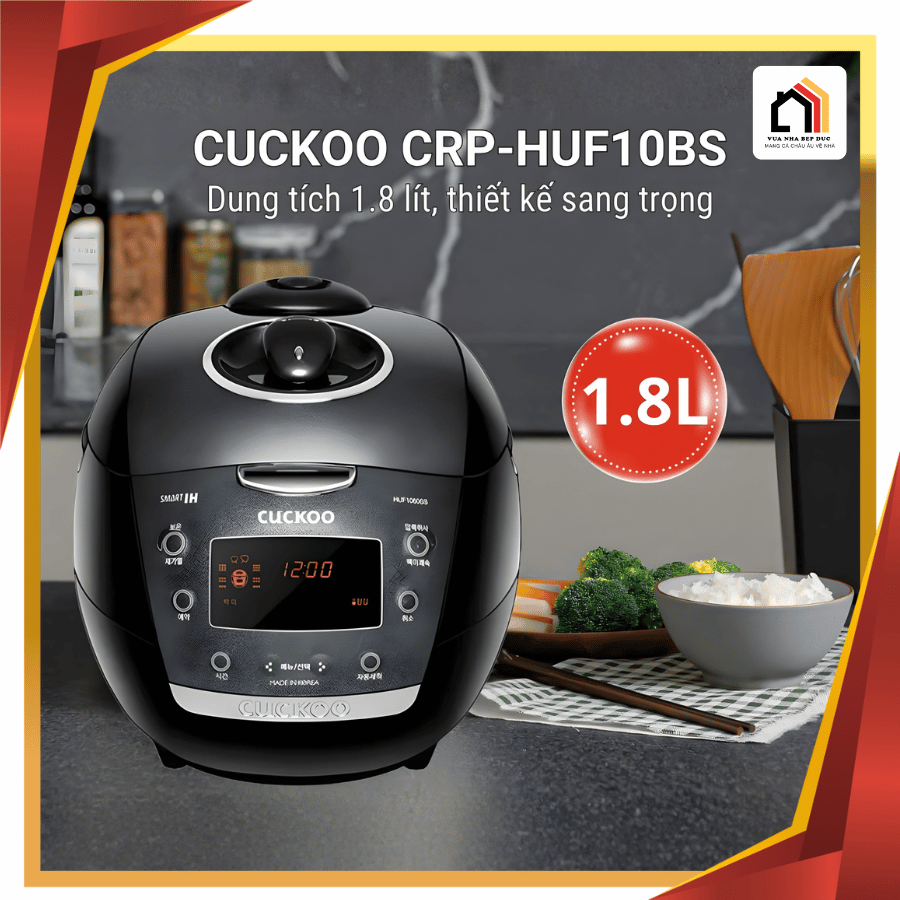 Cuckoo CRP-HUF10BS 1,8 lít - Nồi Cơm Điện Cao Tần Cucko