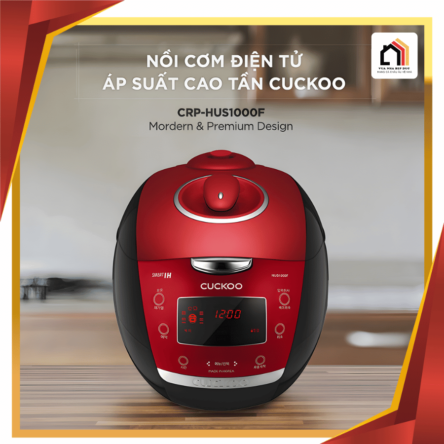 Cuckoo CRP-HUS1000F/BKRDVN - Nồi Cơm Điện Cao Tần Cuckoo