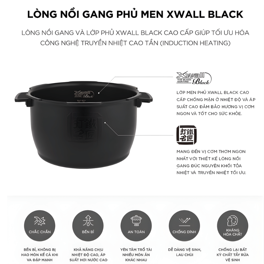 CUCKOO 1,8L CRP-HWF1000F - Nồi Cơm Điện Cao Tần CUCKOO tại Vua Nhà Bếp Đức 06