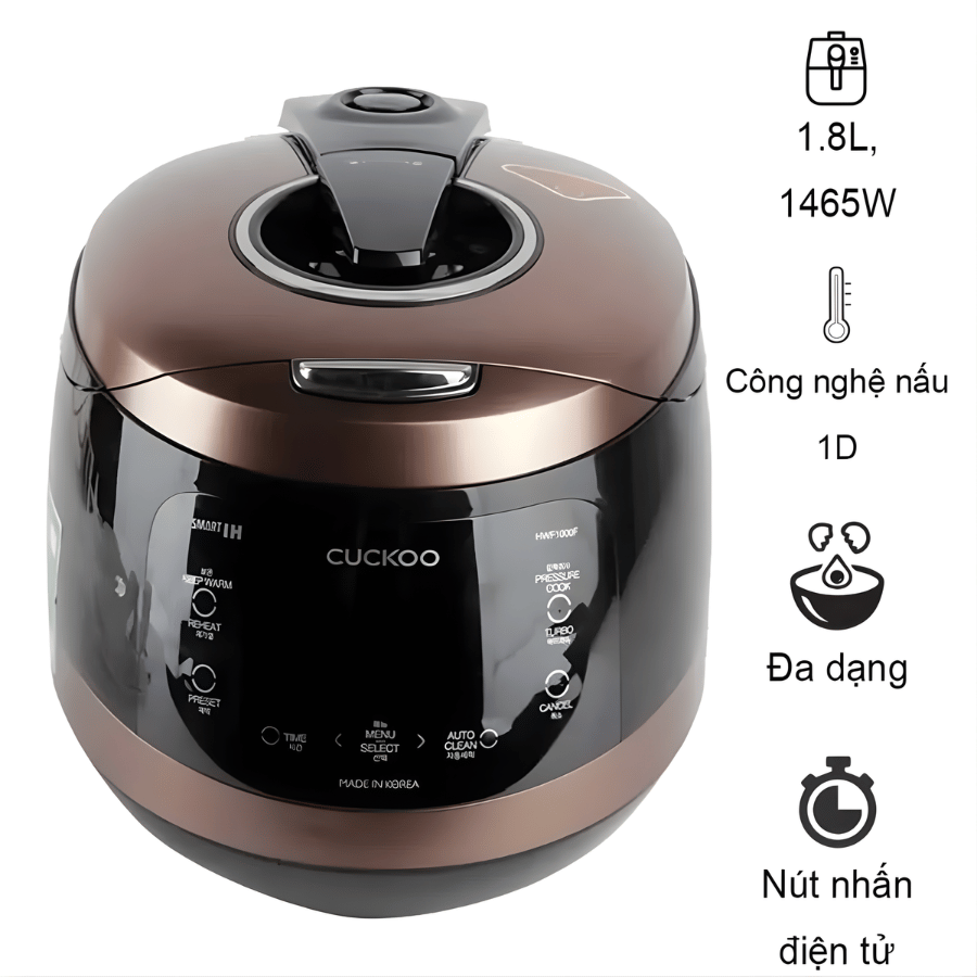 CUCKOO 1,8L CRP-HWF1000F - Nồi Cơm Điện Cao Tần CUCKOO tại Vua Nhà Bếp Đức 09
