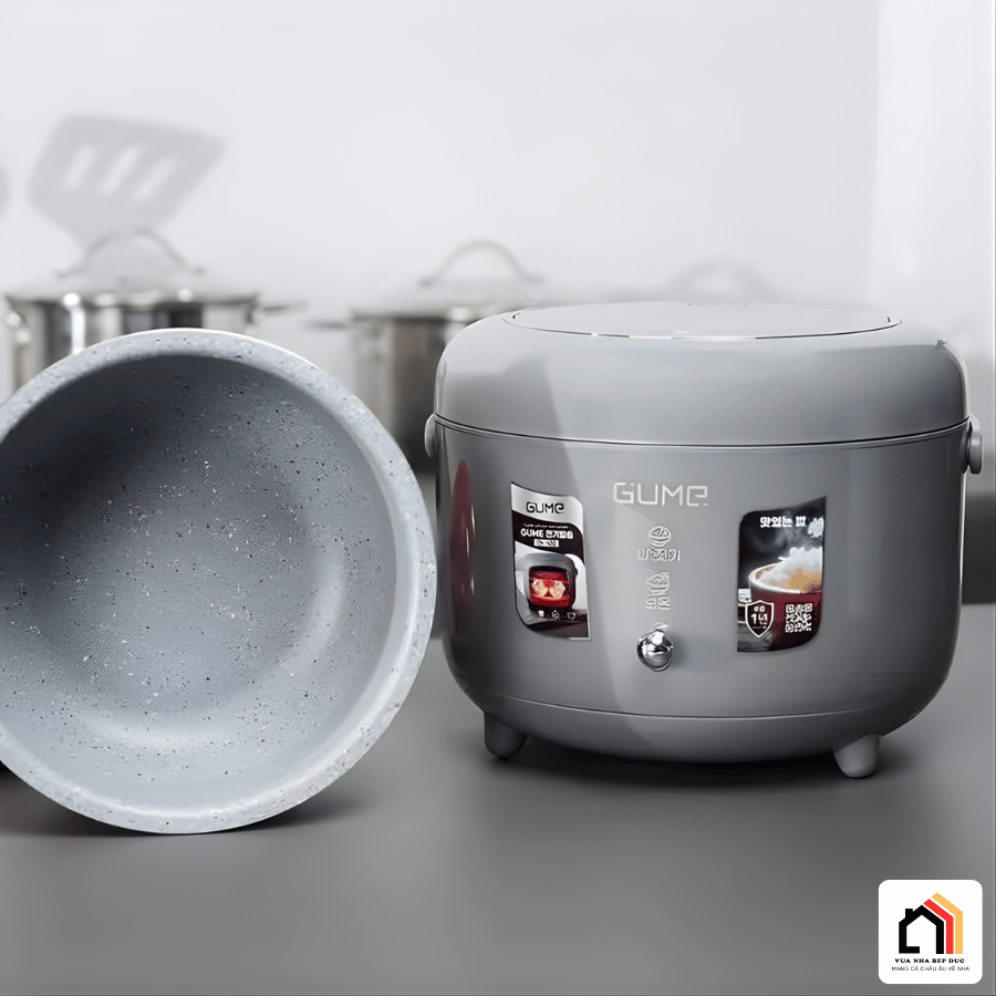 Gume 1,2l GM-RC13 - Nồi cơm điện đá Maifanite Gume tại Vua Nhà Bếp Đức 09