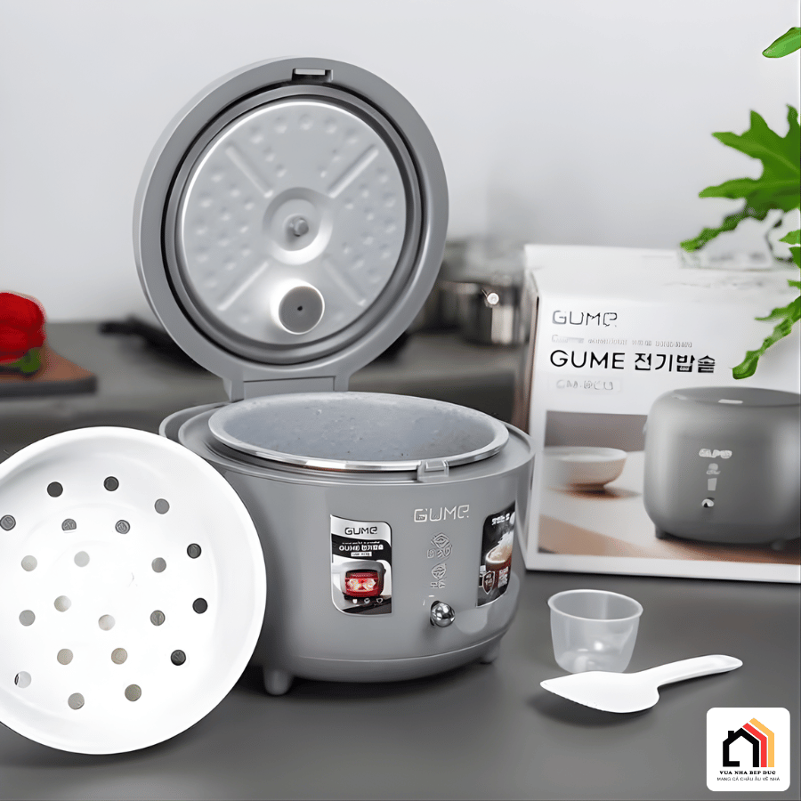 Gume 1,2l GM-RC13 - Nồi cơm điện đá Maifanite Gume tại Vua Nhà Bếp Đức 10