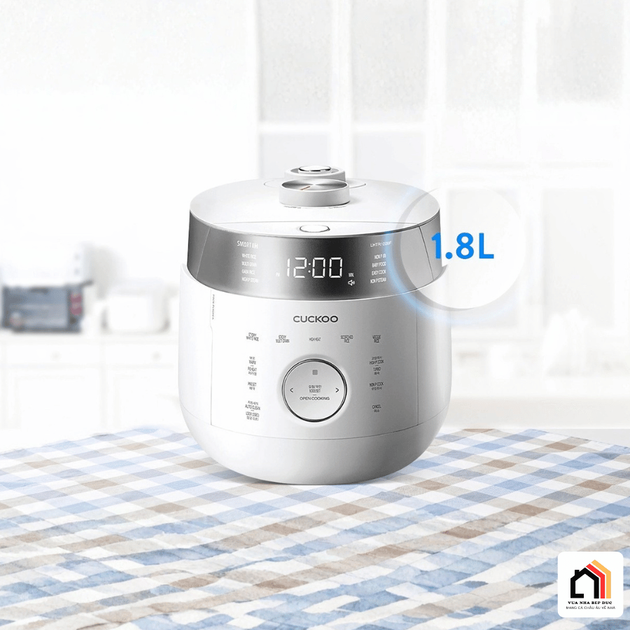 Cuckoo 1,8L CRP-LHTR1009F/WHSIVNCV - Nồi Cơm Điện Tử Cao Tần tại Vua Nhà Bếp Đức 10