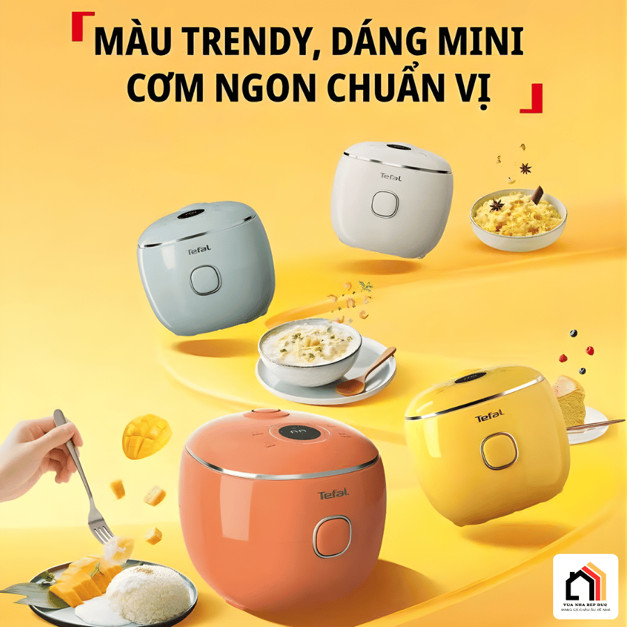 Tefal 0,7L POP RK5352Y0 - Nồi cơm điện tử mini Tefal tại Vua Nhà Bếp Đức 02