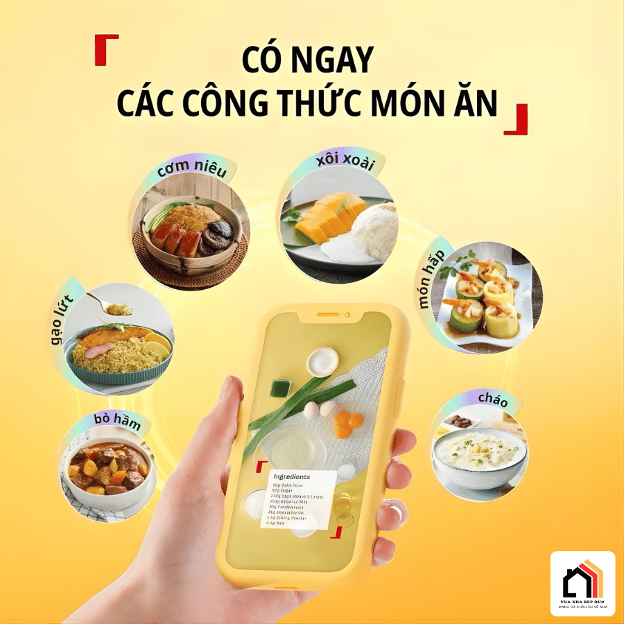 Tefal 0,7L POP RK5352Y0 - Nồi cơm điện tử mini Tefal tại Vua Nhà Bếp Đức 05