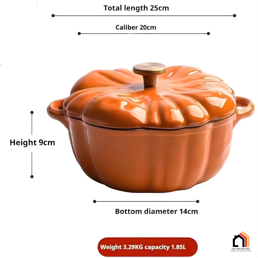 NỒI GANG HÌNH BÍ HAPPINESS – MUST HAVE 2026 tại Vua Nhà Bếp Đức 07