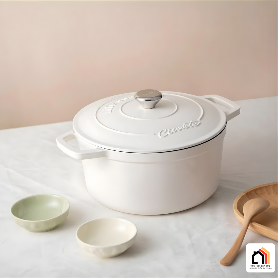 NỒI GANG TRÁNG MEN CAO CẤP CIWETE - PASTEL 2026 tại Vua Nhà Bếp Đức 02