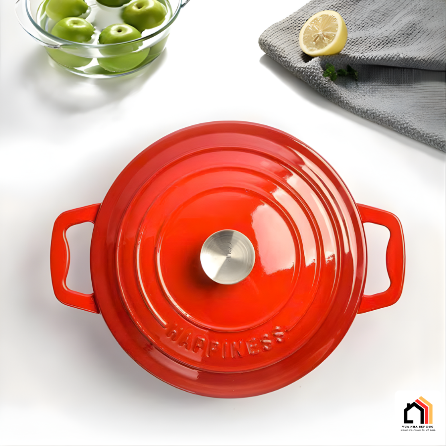 Nồi Gang Tráng Men Happiness Size 23cm tại Vua Nhà Bếp Đức 07