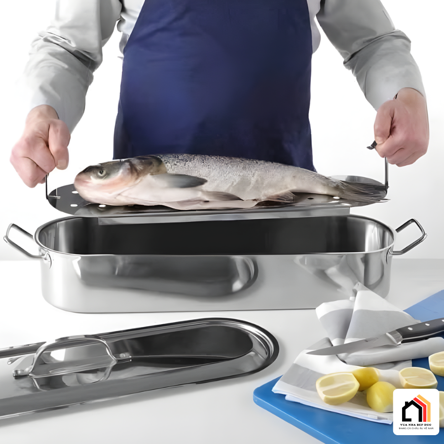 Nồi hấp cá KitchenCraft - Siêu Phẩm 2026 tại Vua Nhà Bếp Đức 07