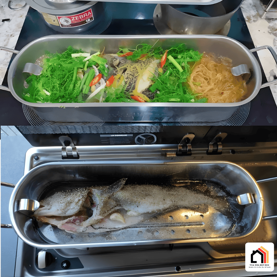Nồi hấp cá KitchenCraft - Siêu Phẩm 2026 tại Vua Nhà Bếp Đức 04