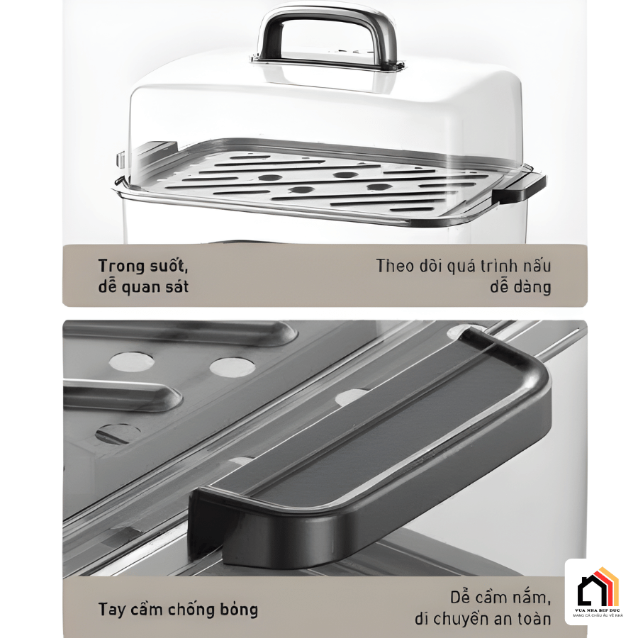 Nồi Lẩu Hấp Điện Joyoung JFS-556 - Đa năng tại Vua Nhà Bếp Đức 04