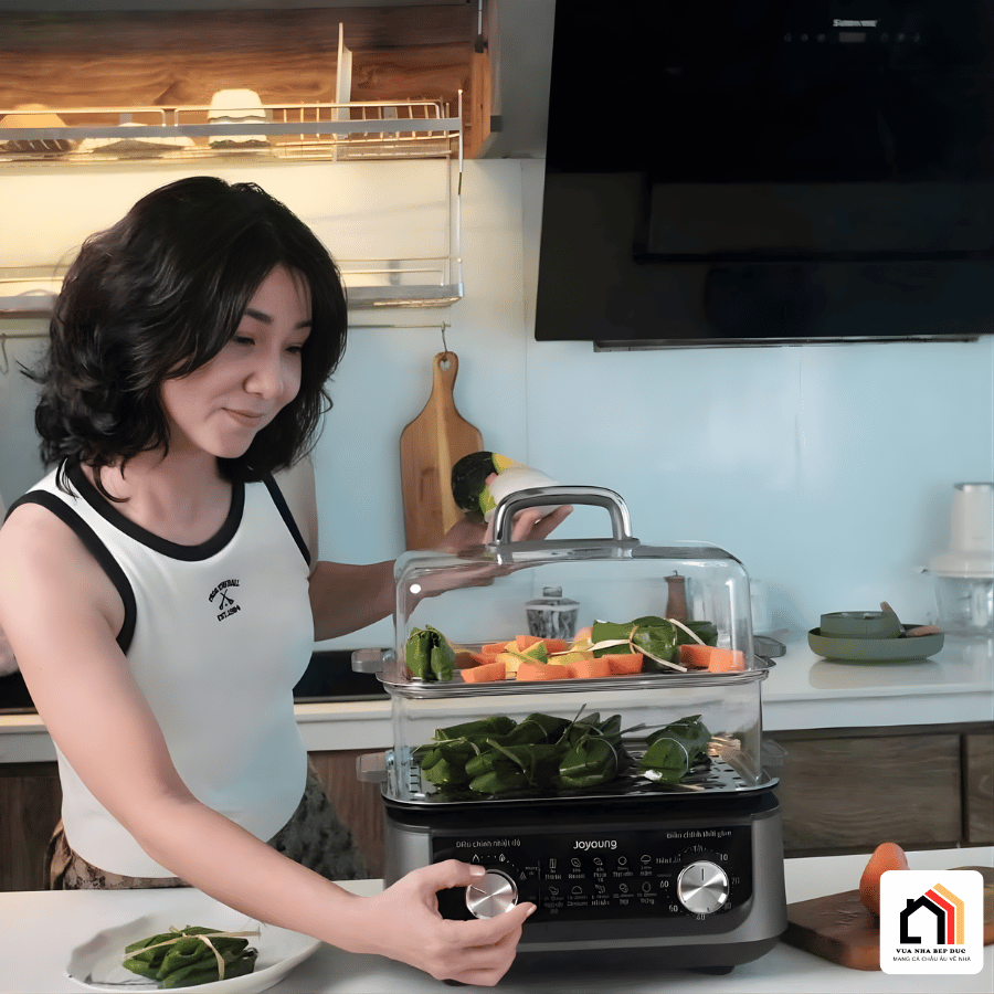 Nồi Lẩu Hấp Điện Joyoung JFS-556 - Đa năng tại Vua Nhà Bếp Đức 08