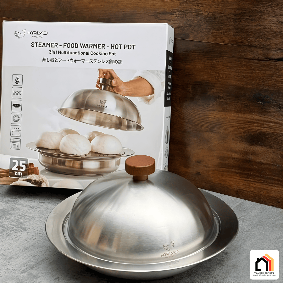 NỒI HẤP INOX ĐA NĂNG KAIYO tại Vua Nhà Bếp Đức 02