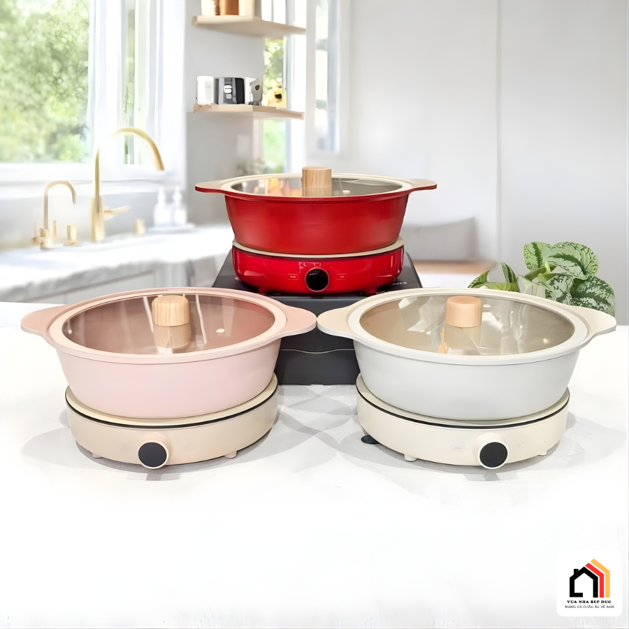Nồi lẩu 2 ngăn 2LOCK dung tích 6,7L tại Vua Nhà Bếp Đức 04