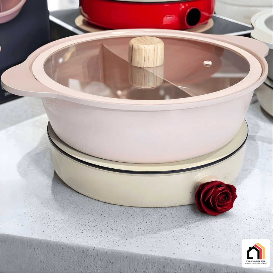 Nồi lẩu 2 ngăn 2LOCK dung tích 6,7L tại Vua Nhà Bếp Đức 06