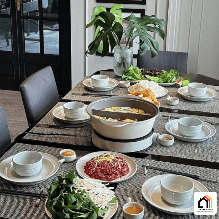 Nồi lẩu 2 ngăn 2LOCK dung tích 6,7L tại Vua Nhà Bếp Đức 05