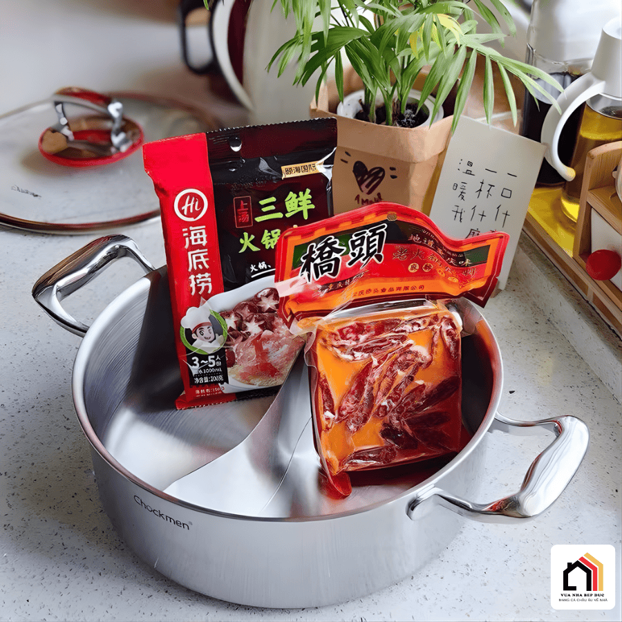 NỒI LẨU 2 NGĂN CHOCKMEN 30CM tại Vua Nhà Bếp Đức 04