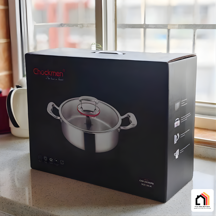 NỒI LẨU 2 NGĂN CHOCKMEN 30CM tại Vua Nhà Bếp Đức 07