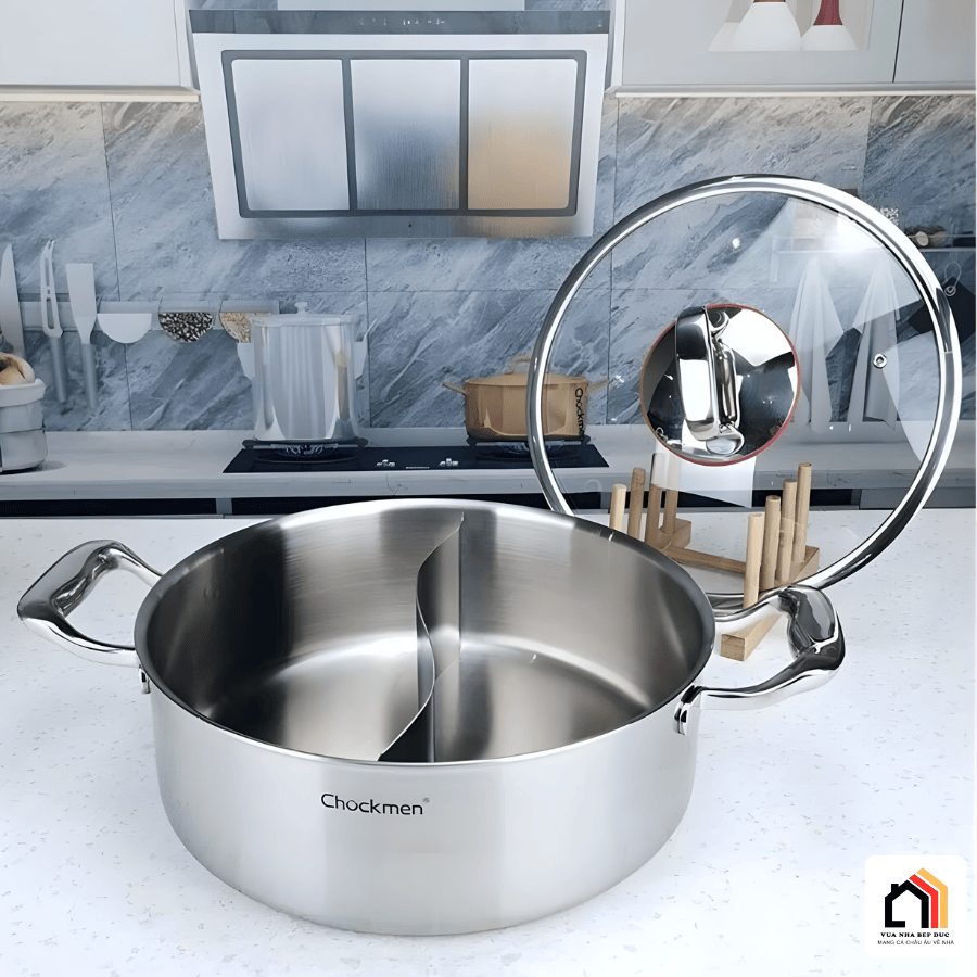 NỒI LẨU 2 NGĂN CHOCKMEN 30CM tại Vua Nhà Bếp Đức 03