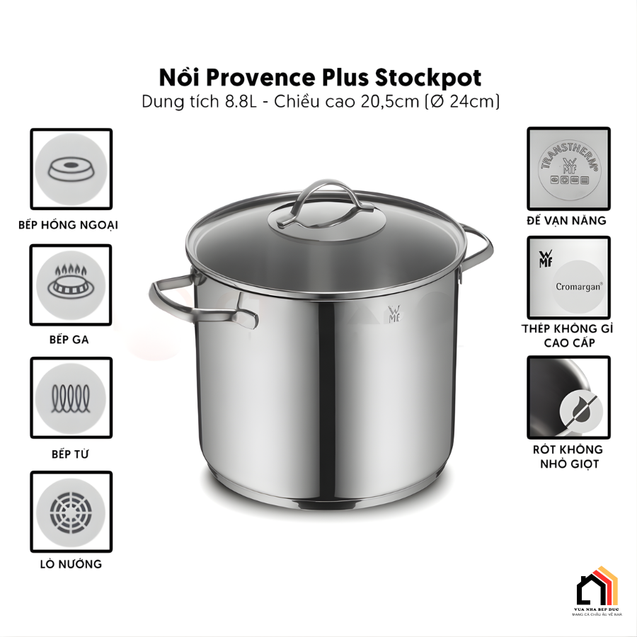 Nồi Luộc Gà WMF Provence Plus 24cm tại Vua Nhà Bếp Đức 08