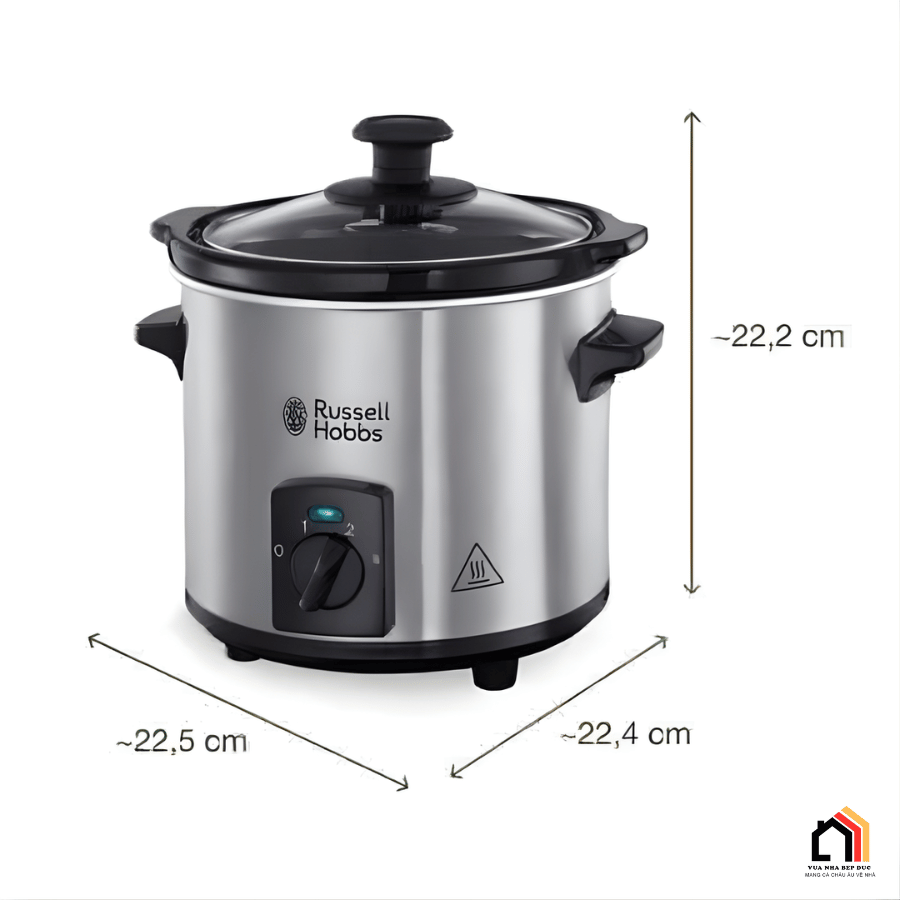 Nồi nấu chậm Russell Hobbs 2L Compact Home tại Vua Nhà Bếp Đức 10