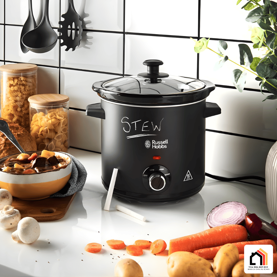 Nồi nấu chậm Russel Hobbs 3,5L Chalkboard - Siêu Sale 2026 tại Vua Nhà Bếp Đức 03