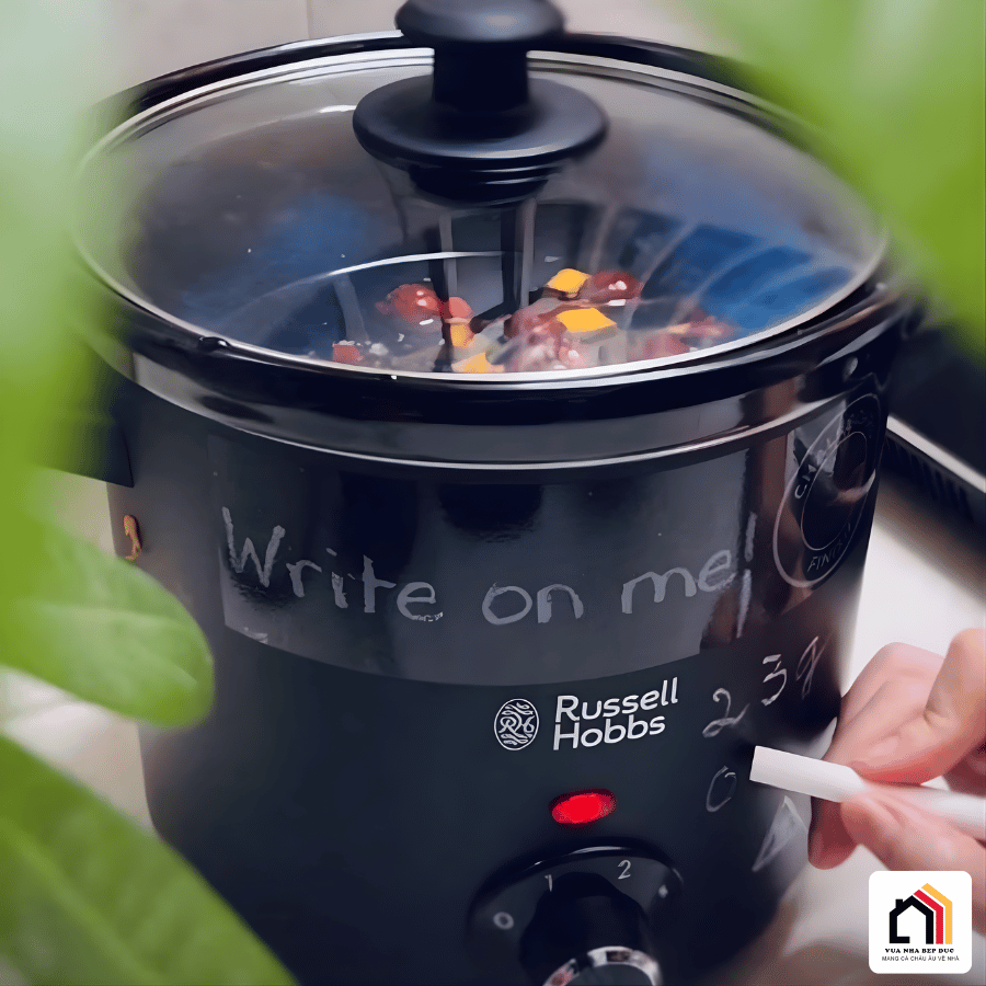 Nồi nấu chậm Russel Hobbs 3,5L Chalkboard - Siêu Sale 2026 tại Vua Nhà Bếp Đức 06