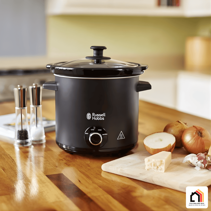 Nồi nấu chậm Russel Hobbs 3,5L Chalkboard - Siêu Sale 2026 tại Vua Nhà Bếp Đức 10