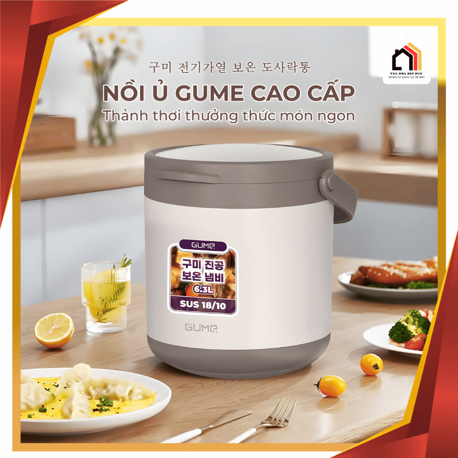 Nồi Ủ Đa Năng Gume Korea GM-2086 - Siêu Sale 2026 tại Vua Nhà Bếp Đức 01