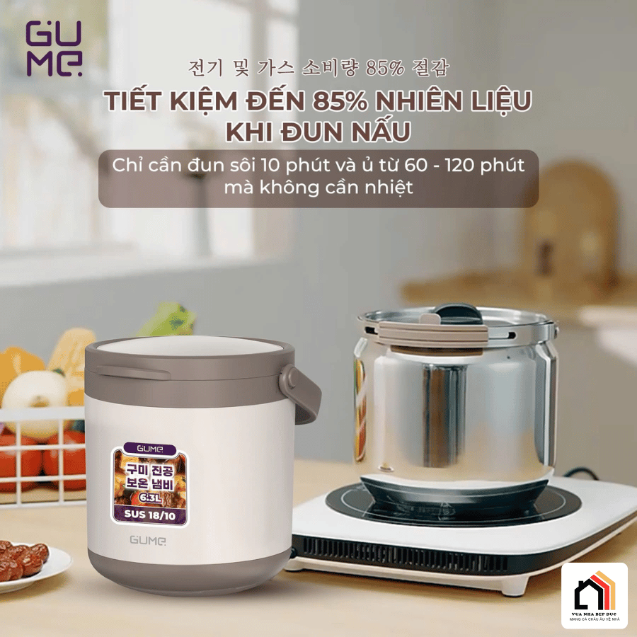 Nồi Ủ Đa Năng Gume Korea GM-2086 - Siêu Sale 2026 tại Vua Nhà Bếp Đức 04