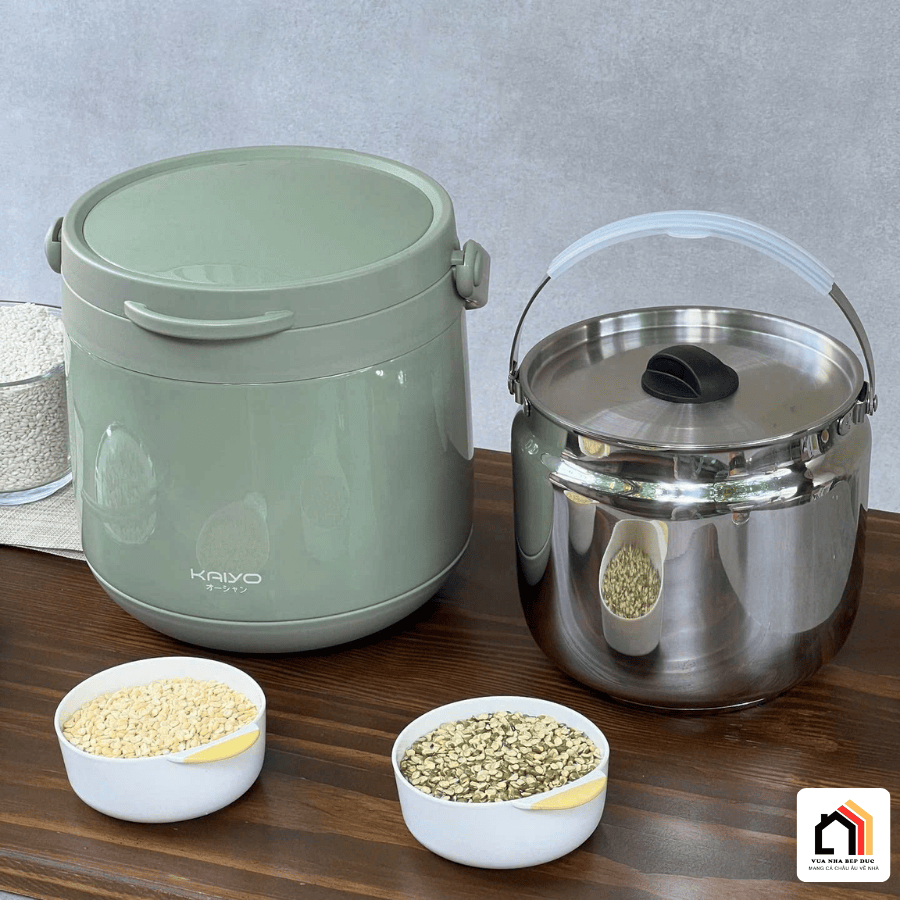 Nồi ủ chân không Kaiyo Nhật Bản 2026 tại Vua Nhà Bếp Đức 08