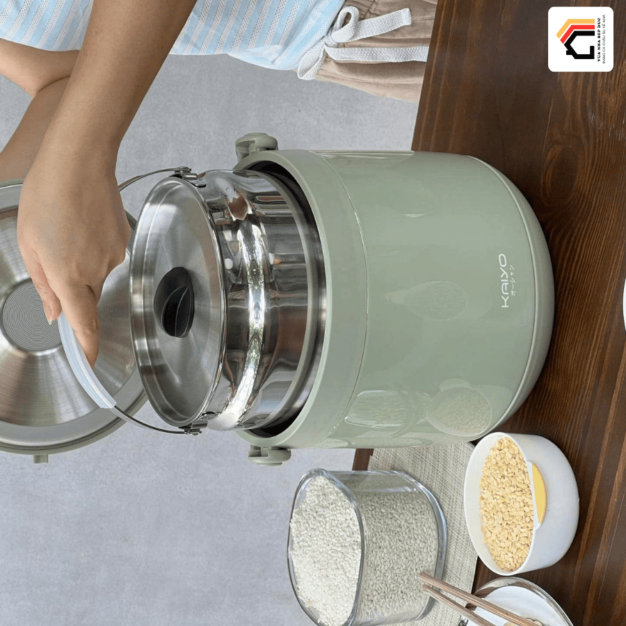 Nồi ủ chân không Kaiyo Nhật Bản 2026 tại Vua Nhà Bếp Đức 02