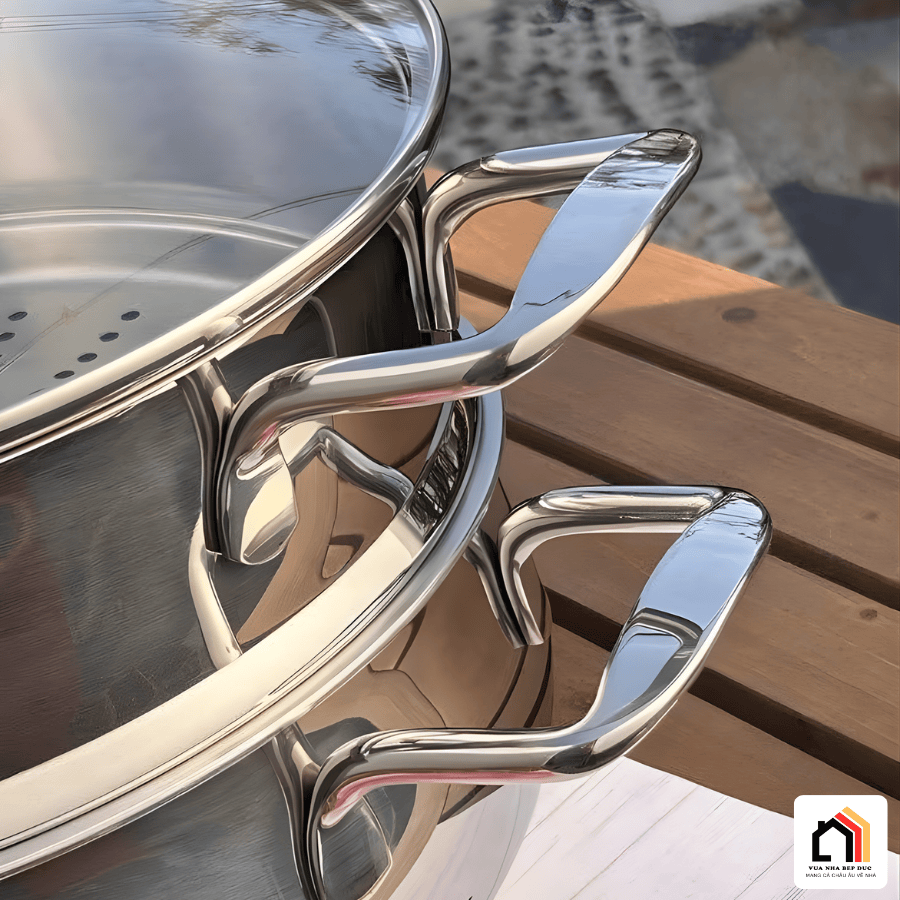 Nồi xửng 2 tầng inox Chockmen tại Vua Nhà Bếp Đức 03