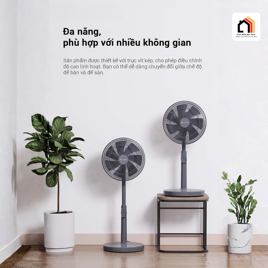 Quạt cây Lumias F08 Pro 28W chính hãng – 7 cấp gió tại Vua Nhà Bếp Đức 04