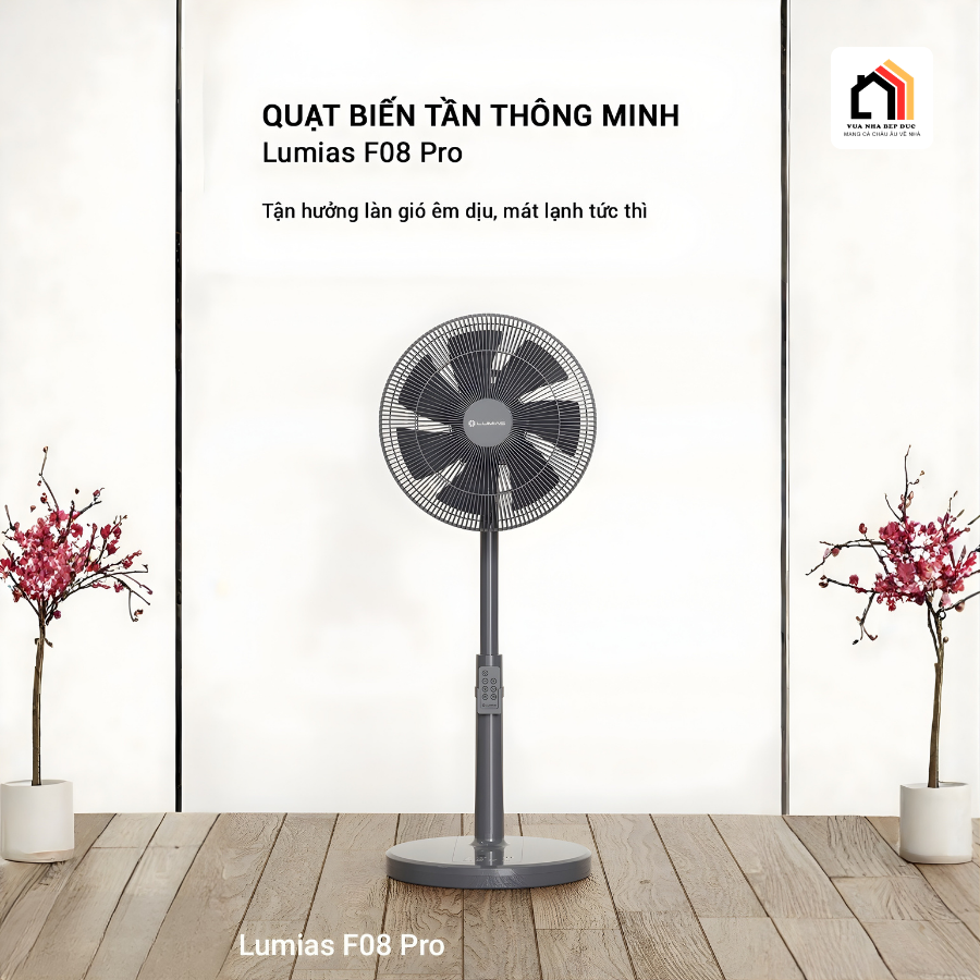 Quạt cây Lumias F08 Pro 28W chính hãng – 7 cấp gió tại Vua Nhà Bếp Đức 06