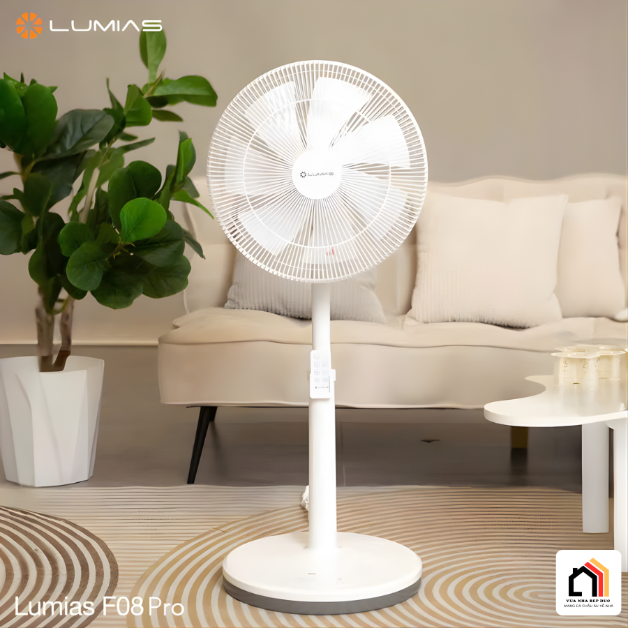 Quạt cây Lumias F08 Pro 28W chính hãng – 7 cấp gió tại Vua Nhà Bếp Đức 08
