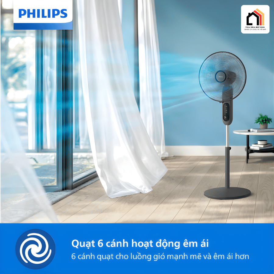Quạt cây đứng Philips CX1520/01 - Quạt Hiện Đại 2026 tại Vua Nhà Bếp Đức 04