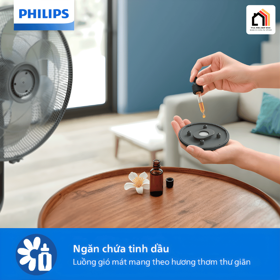 Quạt cây đứng Philips CX1520/01 - Quạt Hiện Đại 2026 tại Vua Nhà Bếp Đức 08
