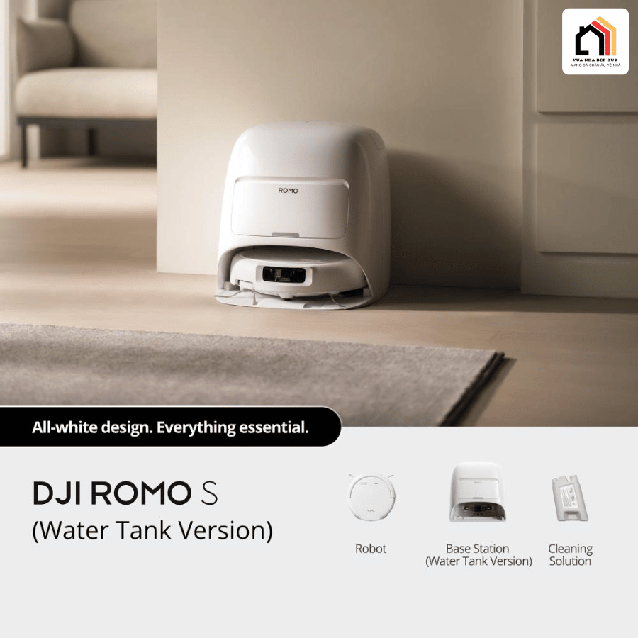 DJI ROMO - Robot Hút Bụi Lau Nhà DJI 2026 tại Vua Nhà Bếp Đức 03