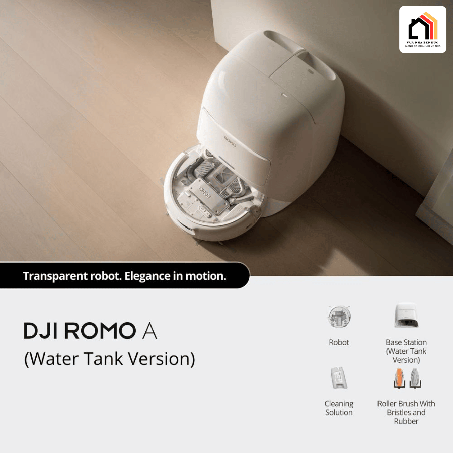 DJI ROMO - Robot Hút Bụi Lau Nhà DJI 2026 tại Vua Nhà Bếp Đức 05