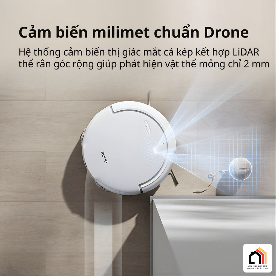 DJI ROMO - Robot Hút Bụi Lau Nhà DJI 2026 tại Vua Nhà Bếp Đức 07
