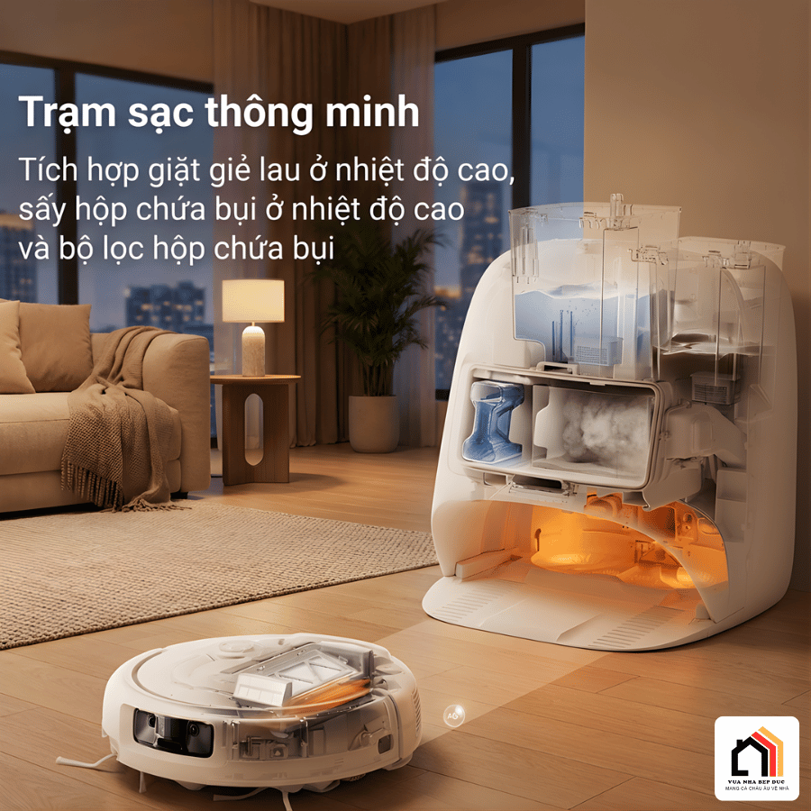 DJI ROMO - Robot Hút Bụi Lau Nhà DJI 2026 tại Vua Nhà Bếp Đức 13