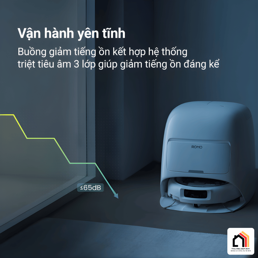 DJI ROMO - Robot Hút Bụi Lau Nhà DJI 2026 tại Vua Nhà Bếp Đức 14