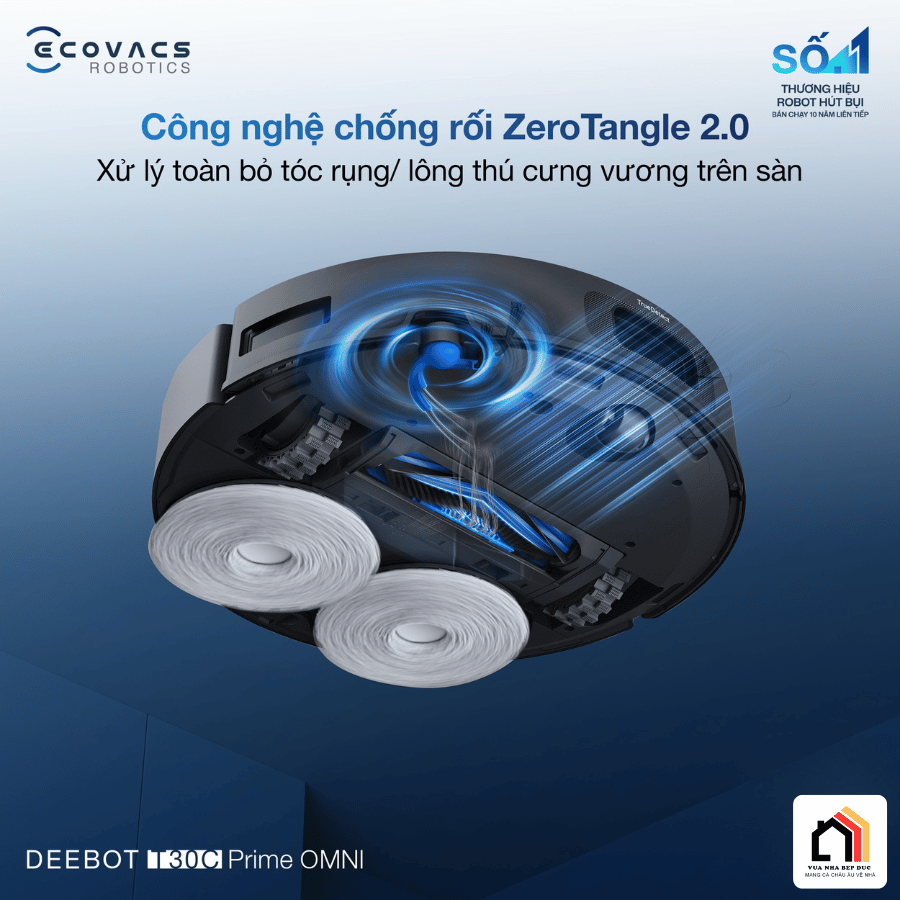Ecovacs Deebot T30C Prime Omni - Robot Hút Bụi Lau Nhà 2026 tại Vua Nhà Bếp Đức 07