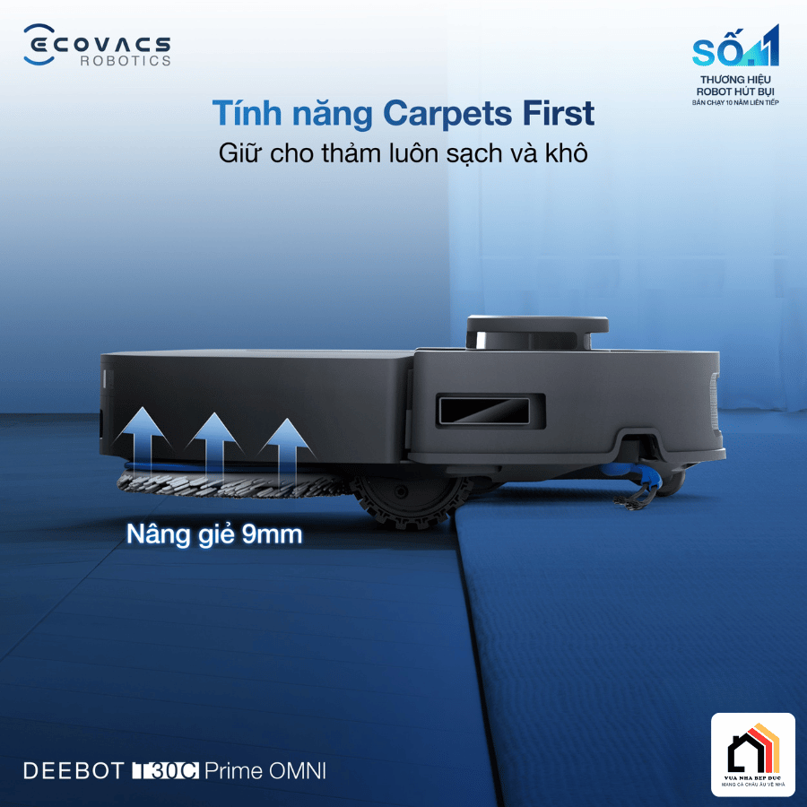 Ecovacs Deebot T30C Prime Omni - Robot Hút Bụi Lau Nhà 2026 tại Vua Nhà Bếp Đức 08