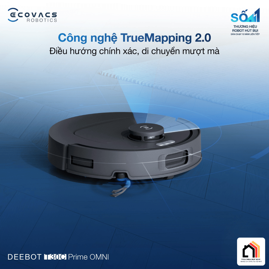 Ecovacs Deebot T30C Prime Omni - Robot Hút Bụi Lau Nhà 2026 tại Vua Nhà Bếp Đức 10