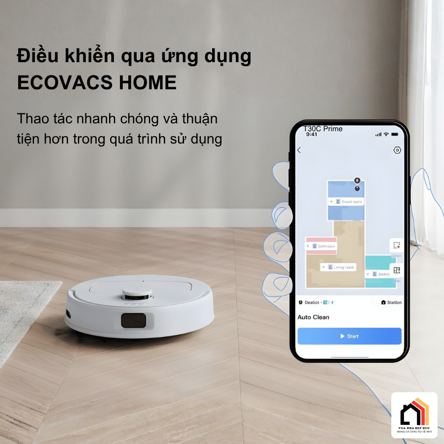 Ecovacs Deebot T30C Prime Omni - Robot Hút Bụi Lau Nhà 2026 tại Vua Nhà Bếp Đức 14