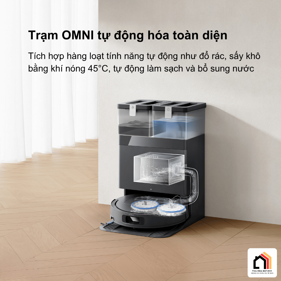 Ecovacs Deebot T30C Prime Omni - Robot Hút Bụi Lau Nhà 2026 tại Vua Nhà Bếp Đức 16