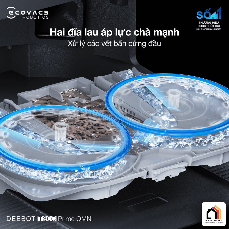 Ecovacs Deebot T30C Prime Omni - Robot Hút Bụi Lau Nhà 2026 tại Vua Nhà Bếp Đức 17